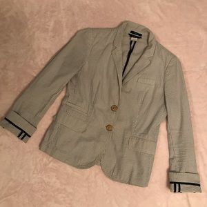 JCrew Striped Blazer